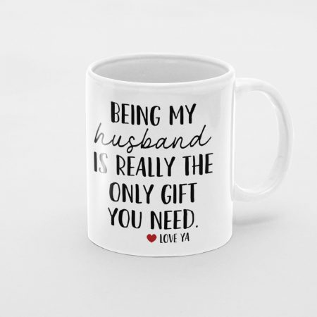 Primgi 11 oz Ceramic Being My Husband Coffee Mug Gift For Anniversary