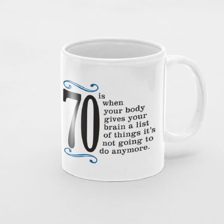 Primgi 11oz Ceramic 70S Coffee Mug For Birthday