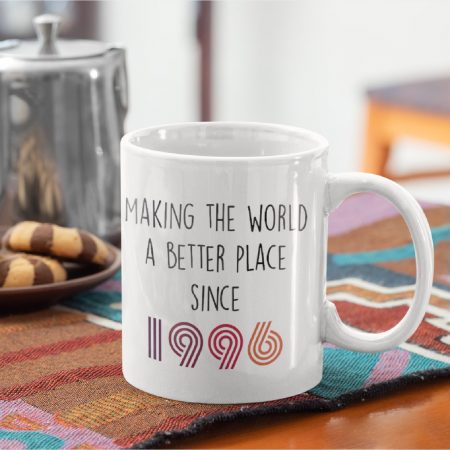 Primgi 11oz Ceramic Since 1996 Coffee Mug For Birthday