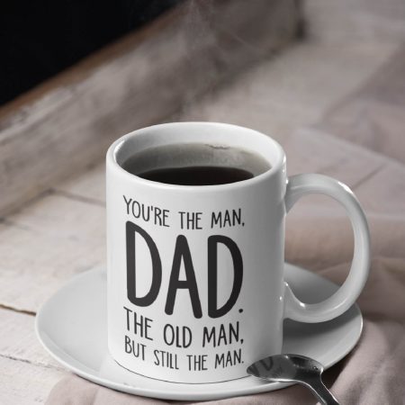Primgi 11oz Ceramic Awesome Dad Coffee Mug Best For Father
