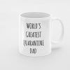 Primgi 11oz Ceramic Quarantine Dad Coffee Mug For Father's Day