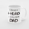 Primgi 11oz Ceramic Hero Dad Coffee Mug For Father's Day