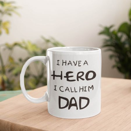 Primgi 11oz Ceramic Hero Dad Coffee Mug For Father's Day