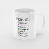 Primgi 11 oz ceramic Friends Explain Coffee Mug gift for friend