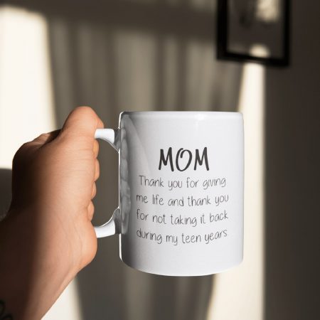Primgi 11 oz Ceramic Coffee Mug for Mom's Day Gift