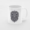Primgi 11 oz Ceramic Lion King Head Printed Coffee Mug