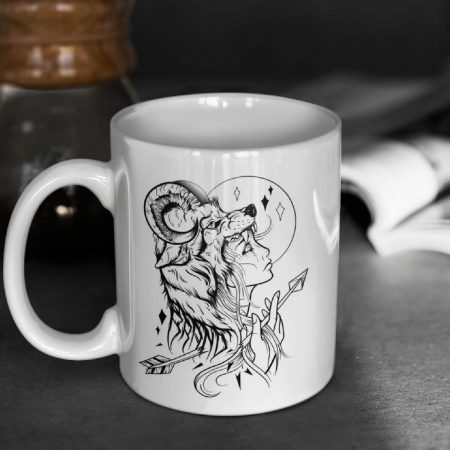Primgi 11 oz Ceramic Baby Queen Printed Coffee Mug