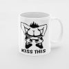 Primgi 11 oz Ceramic Kiss This Printed Coffee Mug