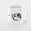 Primgi 11 oz Ceramic Illustrated Printed Coffee Mug