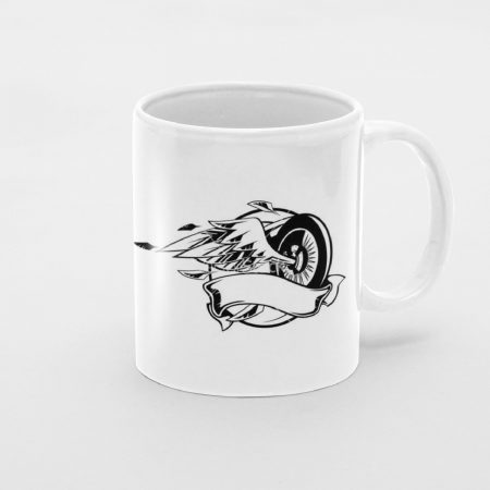 Primgi 11 oz Ceramic Illustrated Printed Coffee Mug