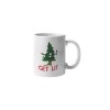 Primgi 11 oz Ceramic Get Lit Christmas Coffee Mug