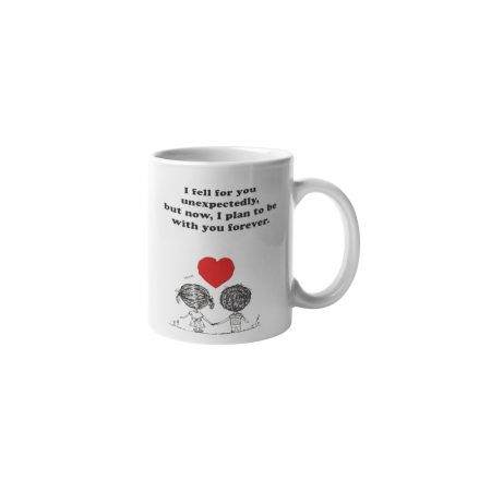 Primgi 11 oz Ceramic Printed Coffee Mug for Bridal