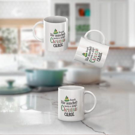 Primgi 11 oz Ceramic Christmas Carol Coffee Mug