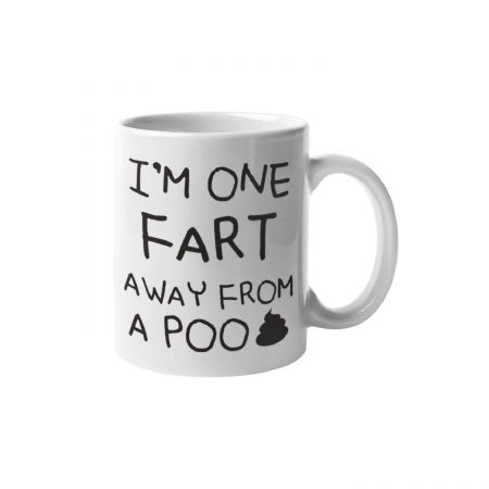 Primgi 11 oz Ceramic Fart Funny Quotes Coffee Mug