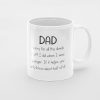 Primgi 11oz Ceramic Sorry Dad Coffee Mug For Father's Day