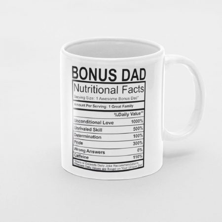 Primgi 11oz Ceramic Bonus Dad Coffee Mug For Father's Day