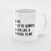 Primgi 11oz Ceramic Dad Like Father Coffee Mug For Father's Day