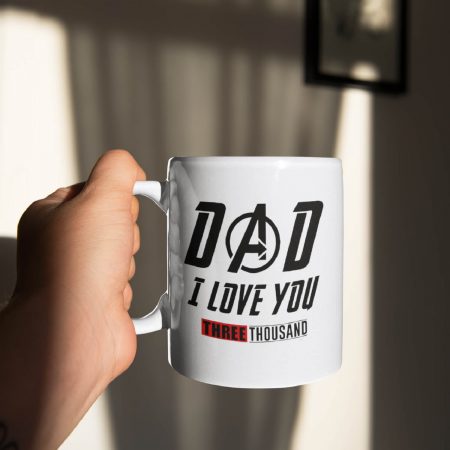 Primgi 11oz Ceramic Love You Dad Coffee Mug For Father's Day