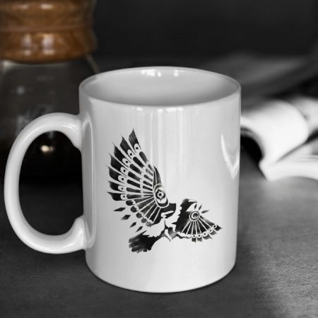Primgi 11oz Ceramic Flying Bird Coffee Mug