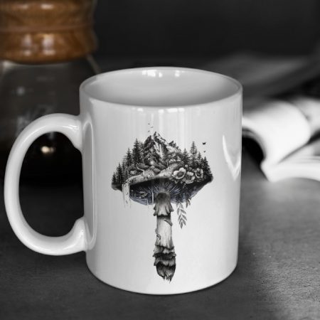 Primgi 11oz Ceramic Illustration Coffee Mug