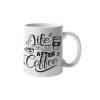Primgi 11oz Ceramic Typography Coffee Mug