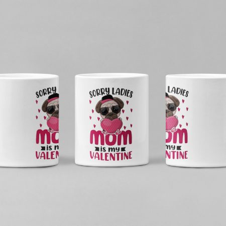 Primgi 11 oz Ceramic Valentine Mom Valentine's Day Coffee Mug