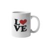 Primgi 11 oz Ceramic Love Printed Valentine's Day Coffee Mug