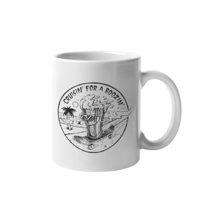 Primgi 11 oz Ceramic Cruisin For Printed Coffee Mug