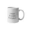 Primgi 11 oz Ceramic Refund Exchange Valentine's Day Coffee Mug