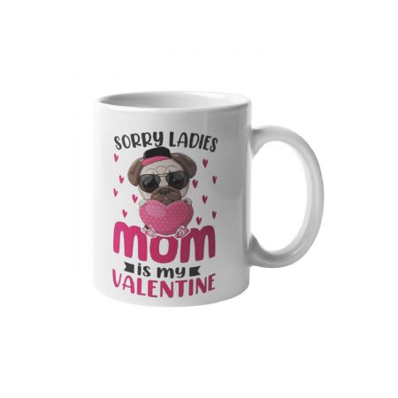 Primgi 11 oz Ceramic Valentine Mom Valentine's Day Coffee Mug