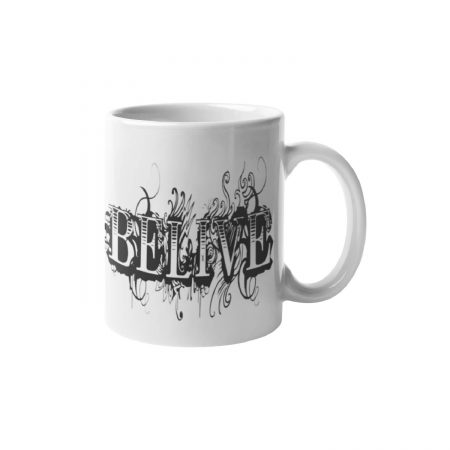 Primgi 11oz Ceramic Believe Thanks Giving Coffee Mug