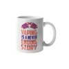 Primgi 11oz Ceramic Vaping Never Enoing Coffee Mug
