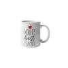 Primgi 11 oz Ceramic World Best Teacher Printed Coffee Mug