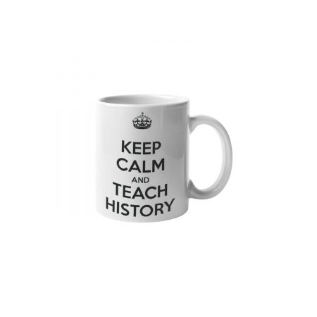 Primgi 11 oz Ceramic Teach History Teacher Day Printed Coffee Mug