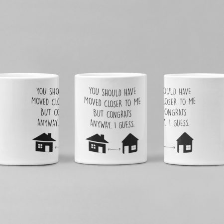 Primgi 11oz Ceramic Congrats Coffee Mug for House Warming