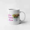 Primgi 11oz Ceramic Flower Design Get Well Soon Coffee Mug For Get Well
