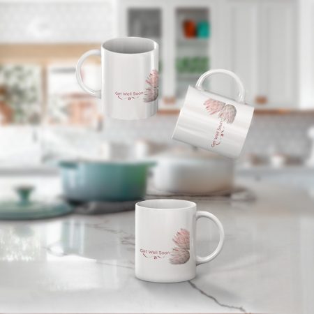 Primgi 11oz Ceramic Get Well Soon Coffee Mug