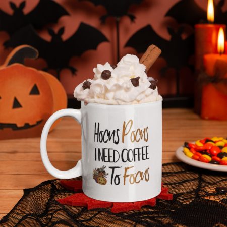 Primgi 11oz Ceramic Boo Coffee Mug For Halloween