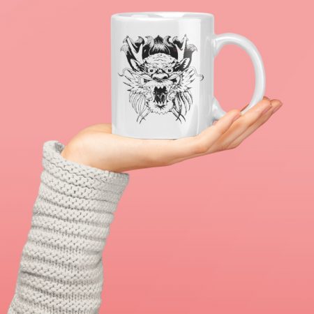 Primgi 11oz Ceramic Horror Print Coffee Mug