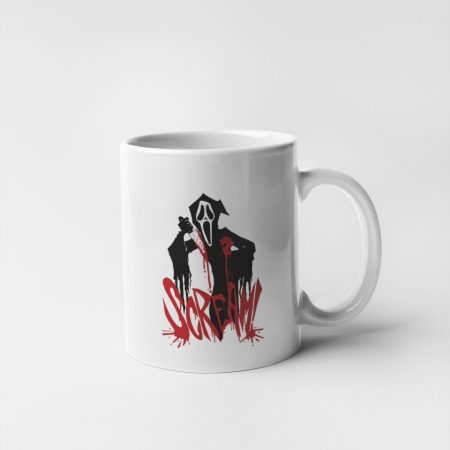 Primgi 11oz Ceramic Scary Coffee Mug
