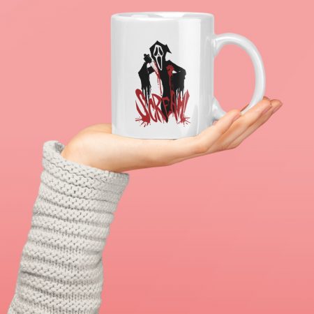 Primgi 11oz Ceramic Scary Coffee Mug