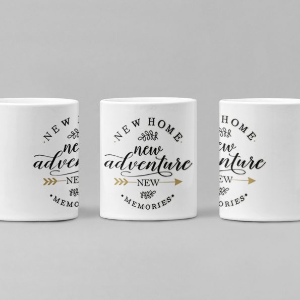 11oz New Home Adventure Premium White Ceramic Mug