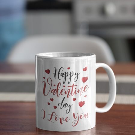 11oz Coffee Mug Happy Valentine Day I Love You